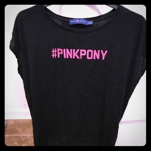 RL pink pony shirt